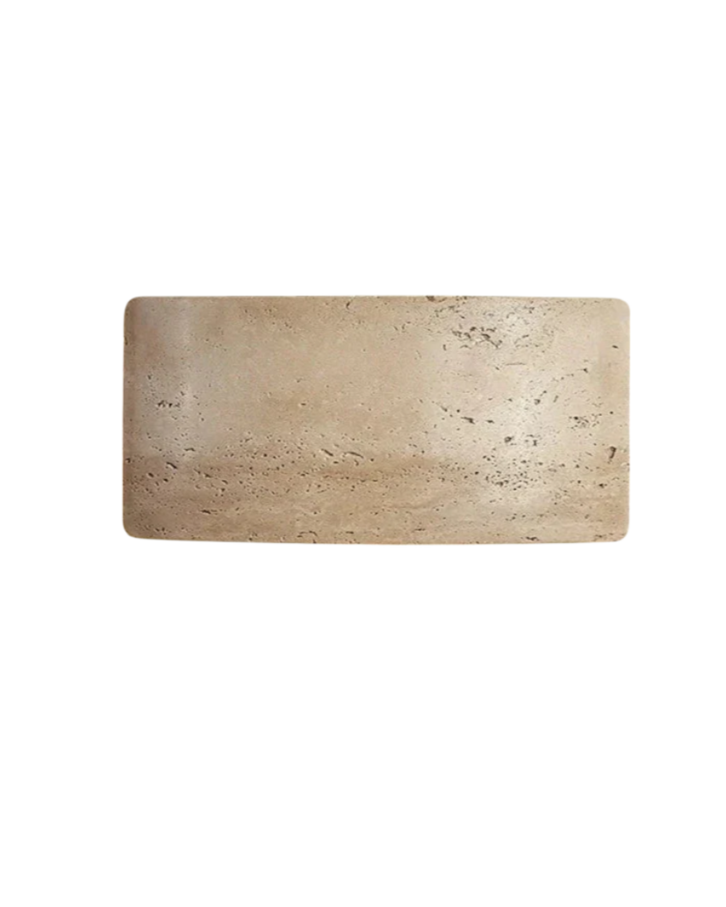 Travertin Wandlamp Modern Design met Warm LED-Licht voor Binnen en Buiten 12x25cm Waterdicht