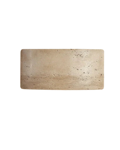 Travertin Wandlamp Modern Design met Warm LED-Licht voor Binnen en Buiten 12x25cm Waterdicht