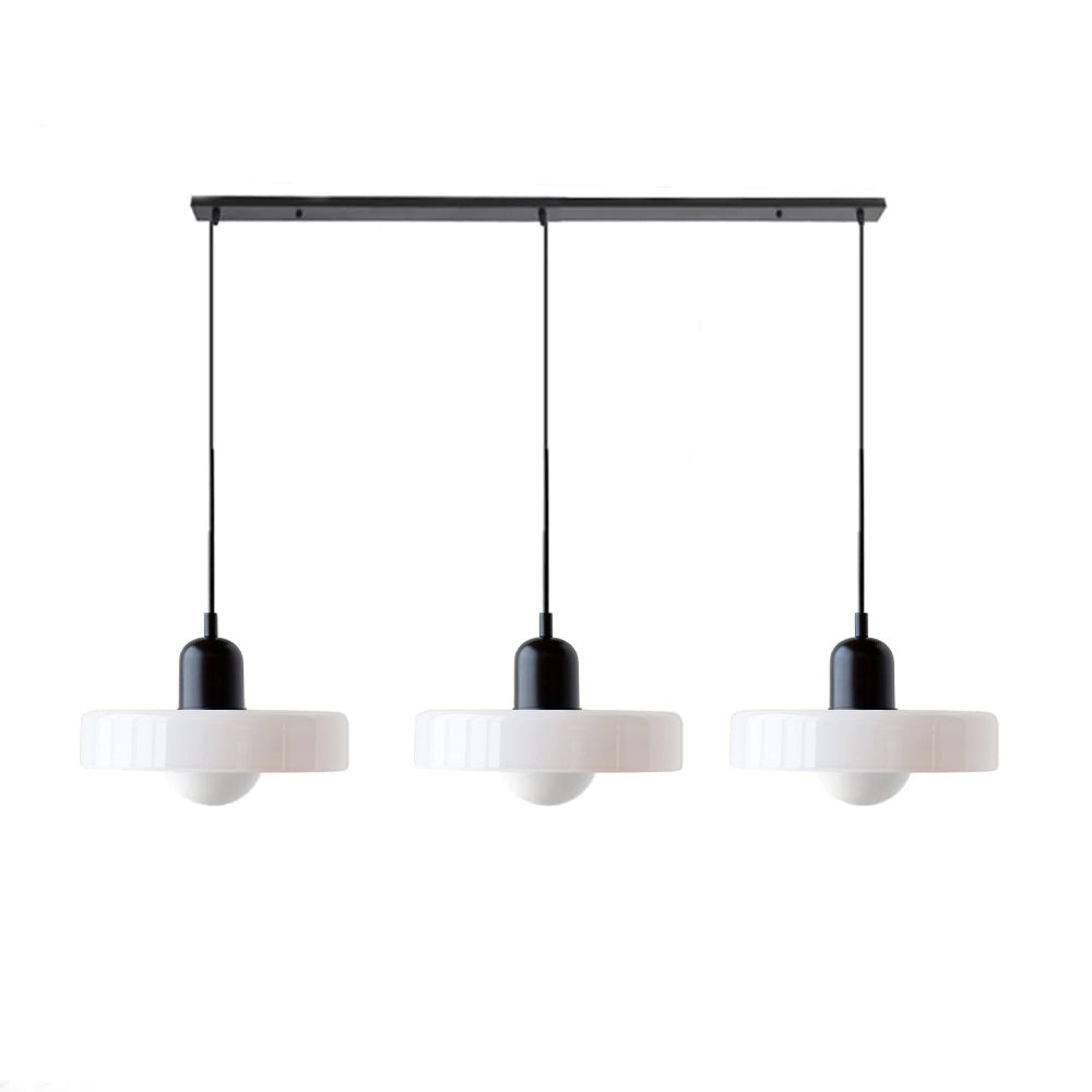Luccon Triple Hanglamp Glas G9 Retro Kleuren Eettafel Woonkamer Design Verlichting Meerlamp