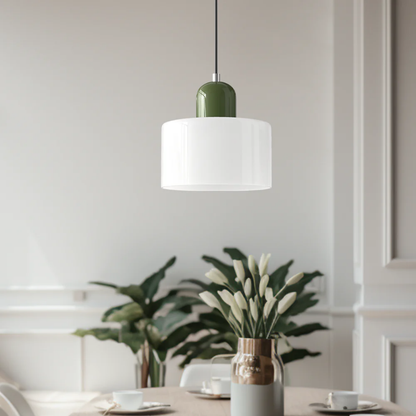 Sansoti | Lismeno Retro Hanglamp – Glazen Hanglamp met Warm Licht voor Eettafel, Keuken & Woonkamer