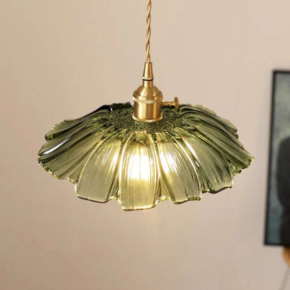 Cullivan Flower Hanglamp Glas Metaal Rood E27 Eettafel Verlichting Vintage Bloem Lamp Hal Sfeerverlichting