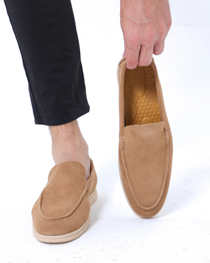 Heren Suède Loafers Luxe Stijl Leer Schoenen
