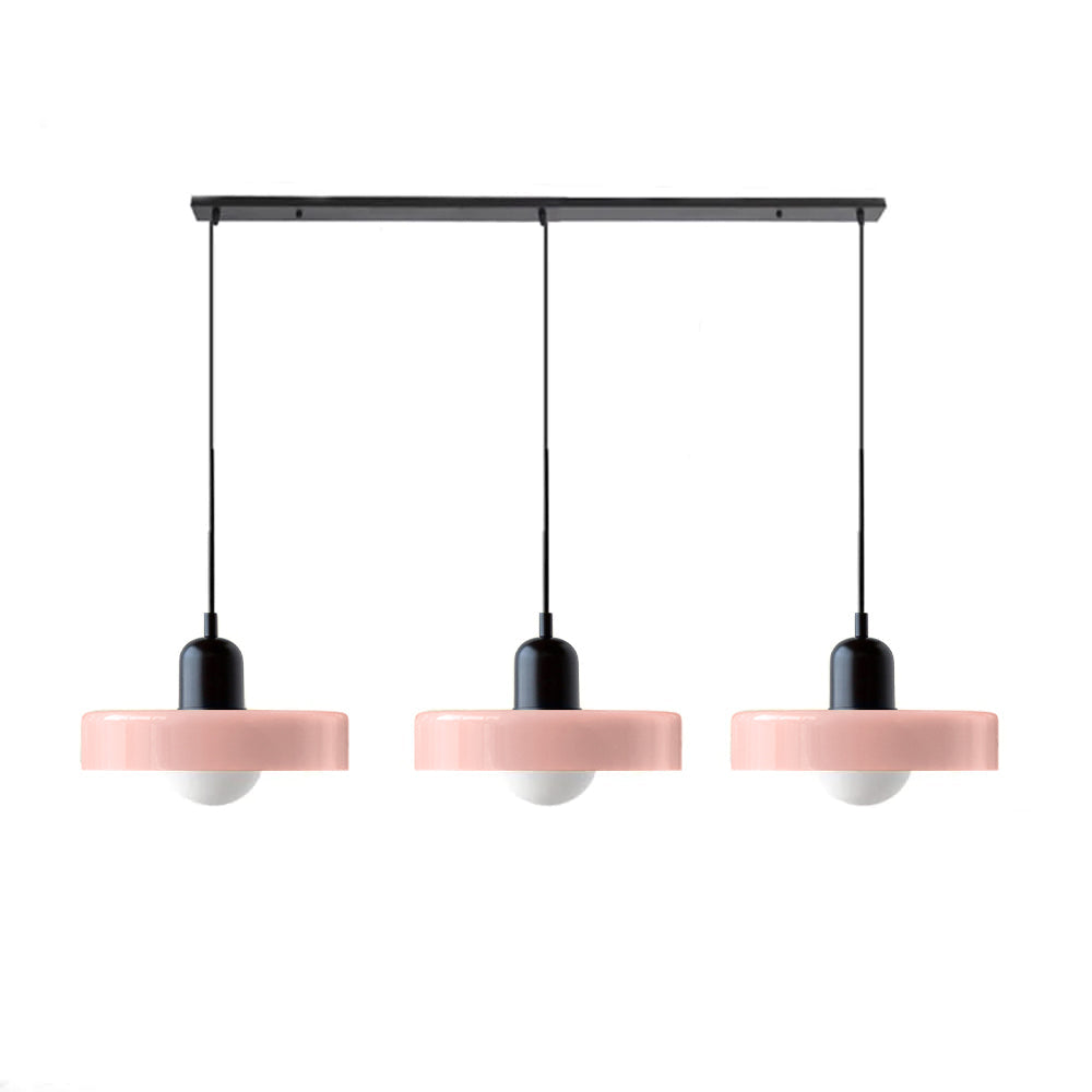 Luccon Triple Hanglamp Glas G9 Retro Kleuren Eettafel Woonkamer Design Verlichting Meerlamp