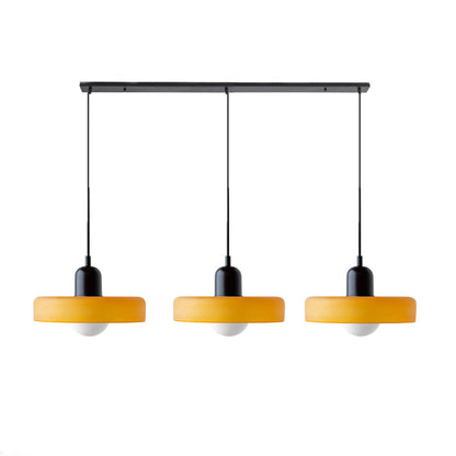 Luccon Triple Hanglamp Glas G9 Retro Kleuren Eettafel Woonkamer Design Verlichting Meerlamp