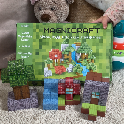 Magnetische Bouwblokken Set 100 Stuks Kunststof Kinderen Bouwspeelgoed Creatief Educatief Speelgoed Magnetische Kubussen Met Ideeënboek