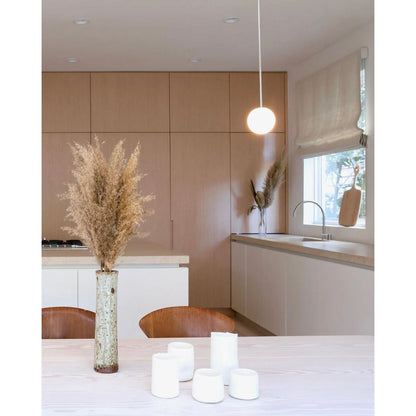 Hanglamp Messing Melkglas Plafond Minimalistisch Modern Scandinavisch Hal Eettafel Nachtkastje