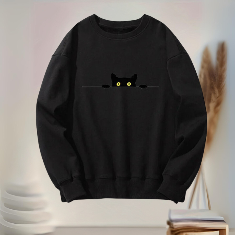 Katten Trui Zacht Katoen Speels Ontwerp