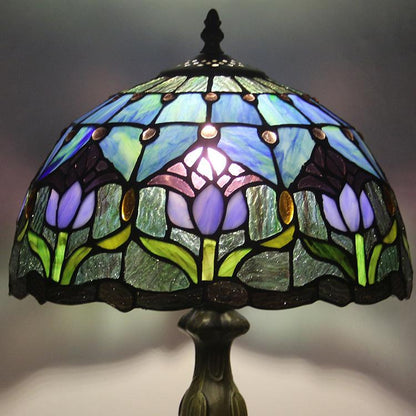 Tiffany Tafellamp Buntglas Klassiek 45cm E26 Glas Metaal Woonkamer