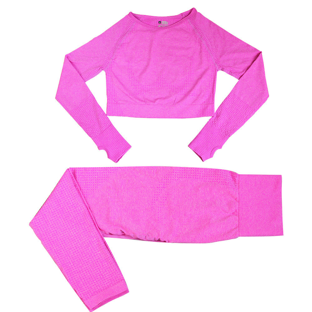 Yoga Set Dames Naadloze Legging en Sporttop