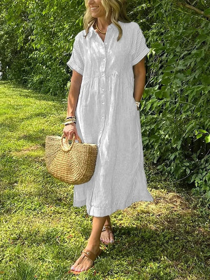 Dames Maxi-jurk Vrouwelijke Pasvorm Elegant