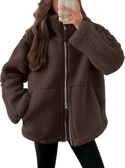 Dames Fleecejas Warm en Zacht voor Winter