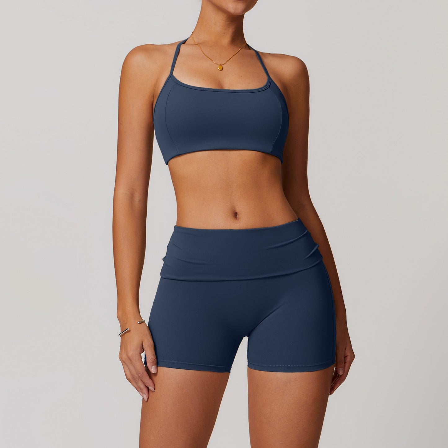 Yoga Outfit Dames Sneldrogend Naadloos Set met Broek en Top