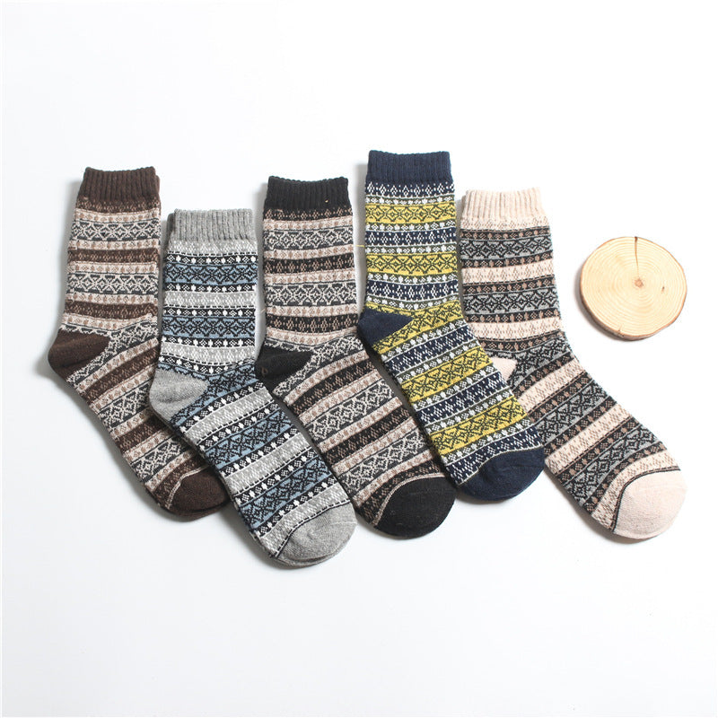 Dames Sokken 5-Pack Zacht Warme Winter Sokken Scandinavisch Design