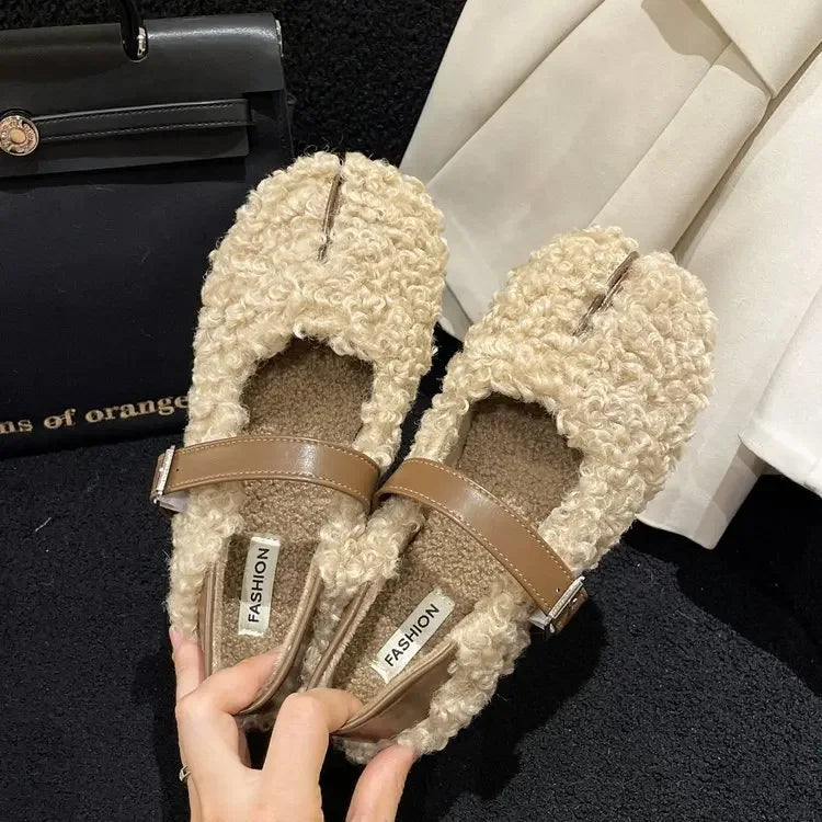 Fleece Schoenen Warm en Comfortabel voor Binnen en Buiten