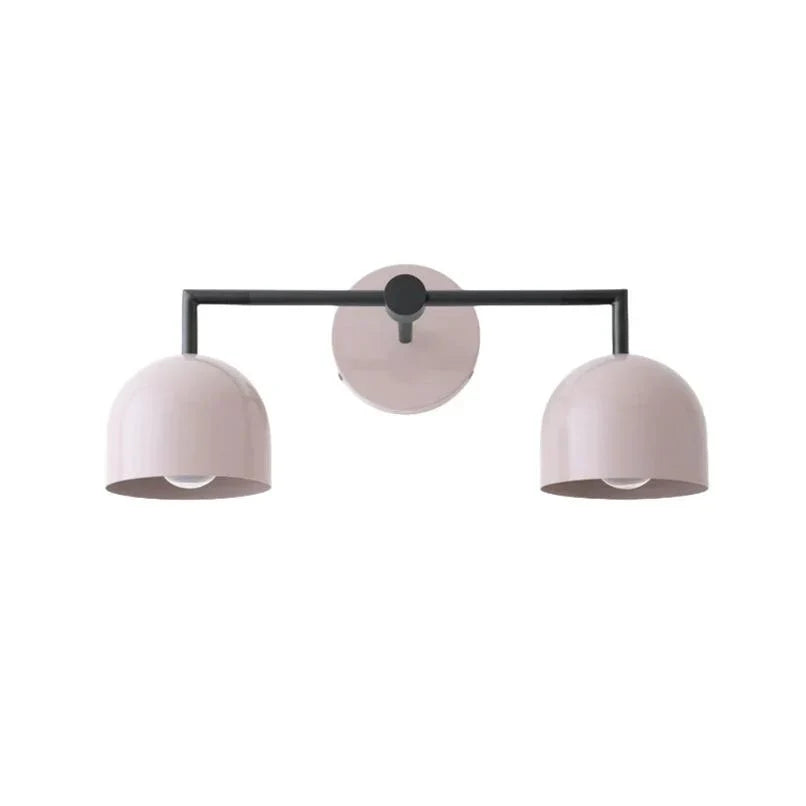 Koepelkapjes Wandlamp Modern Scandinavisch Metaal Zwart Messing 2-3 Lichtpunten Badkamer Hal Slaapkamer Sfeerverlichting