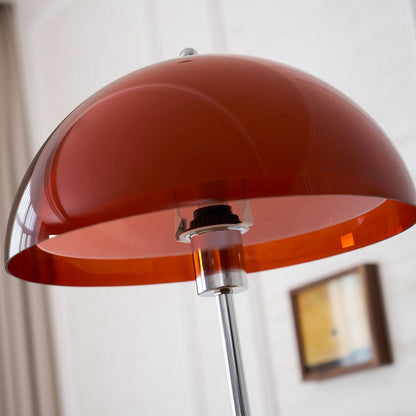 Tavino vloerlamp hout metaal amber woonkamer leeslamp retro design sfeerverlichting moderne staande lamp
