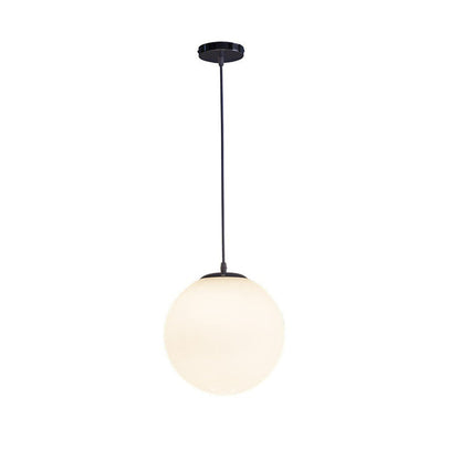 Hanglamp Glas Bol E27 Wit Eettafel Keuken Woonkamer Moderne Verlichting Ronde Hanglamp Minimalistisch Interieur