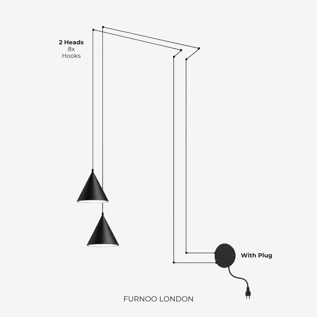 Stella hanglamp – aluminium geometrisch design met verstelbare kabellengte en LED-verlichting