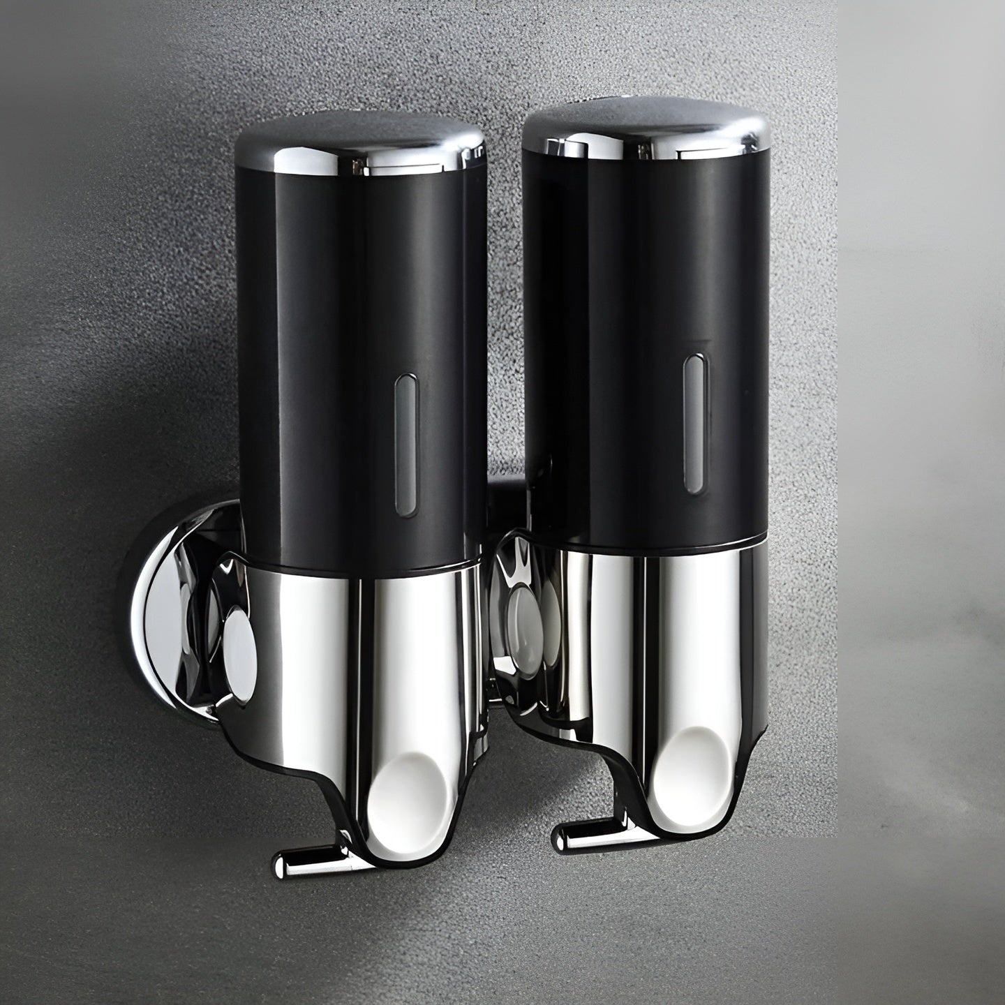 Wandzeepdispenser 500ml Wandmontage RVS Chroom Badkamer Keuken Enkel Dubbel Drievoudig Vloeibare Zeep