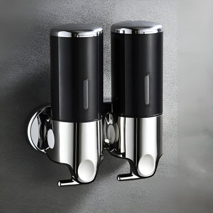 Wandzeepdispenser 500ml Wandmontage RVS Chroom Badkamer Keuken Enkel Dubbel Drievoudig Vloeibare Zeep