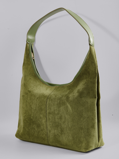 Vegan Leren Tote Tas Halfrond Stijlvol en Duurzaam