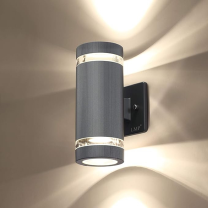Buiten Wandlamp Up Down Gevelverlichting Waterdicht IP65 E27 Zwart