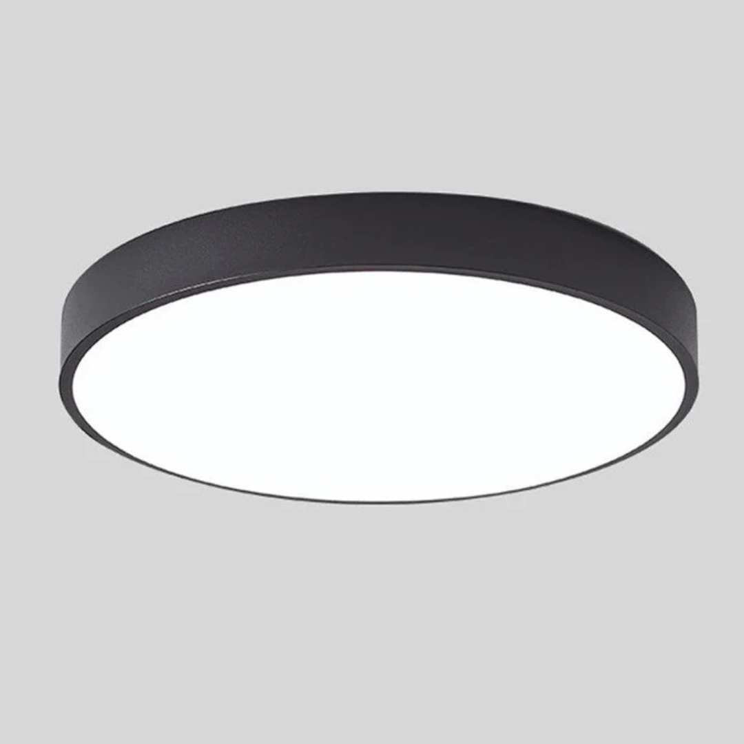 Plafondlamp Rond Hout Scandinavisch LED Warm Licht Acryl Natuurlijk Design