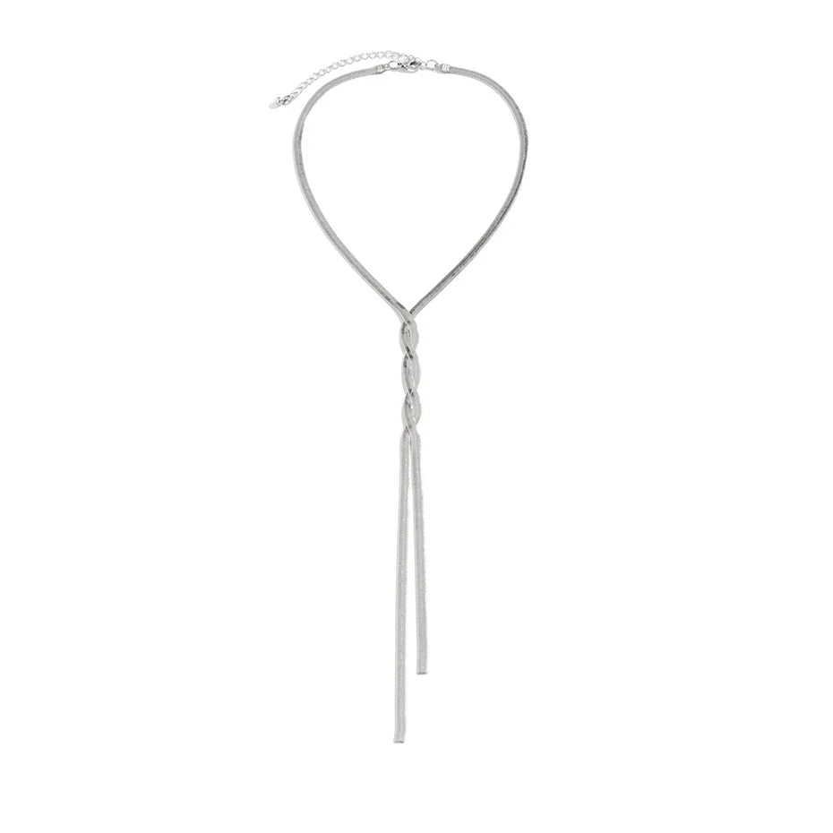 Verstelbare Slangenketting Halssieraad Goud Zilver Elegant Design