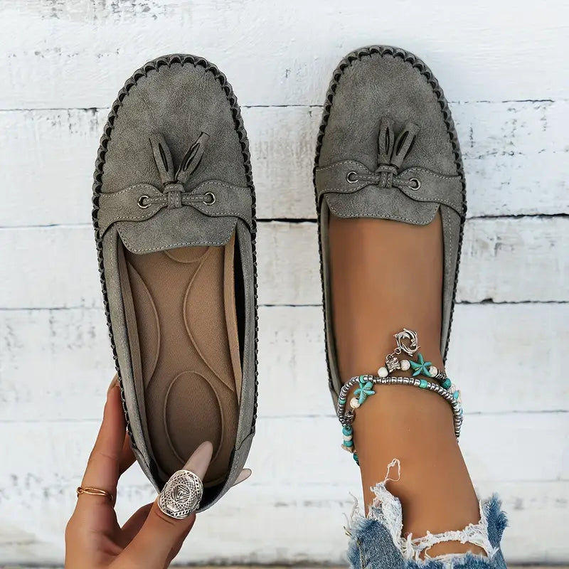 Elegante Mocassins Comfortabel Vintage Stijl