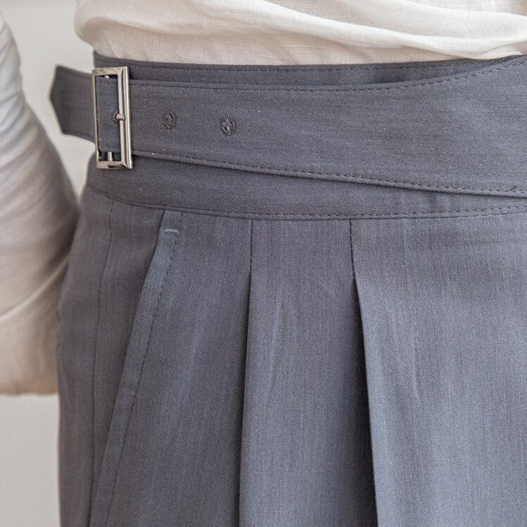 Heren Broek Casual Met Gesp voor Alledaagse Dracht