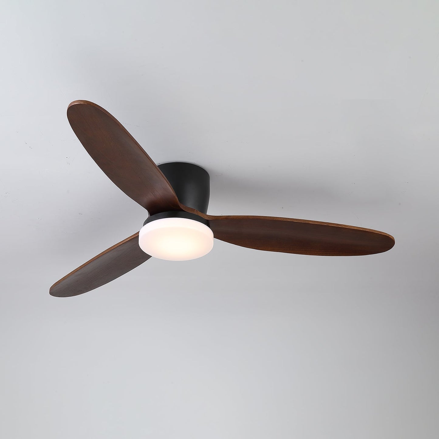 Plafondventilator met Verlichting Athyrs – 35W LED Ingebouwd – 6 Snelheden – Afstandsbediening – Stille Motor – Klassiek Design – Donker Hout – Voor Woonkamer Slaapkamer