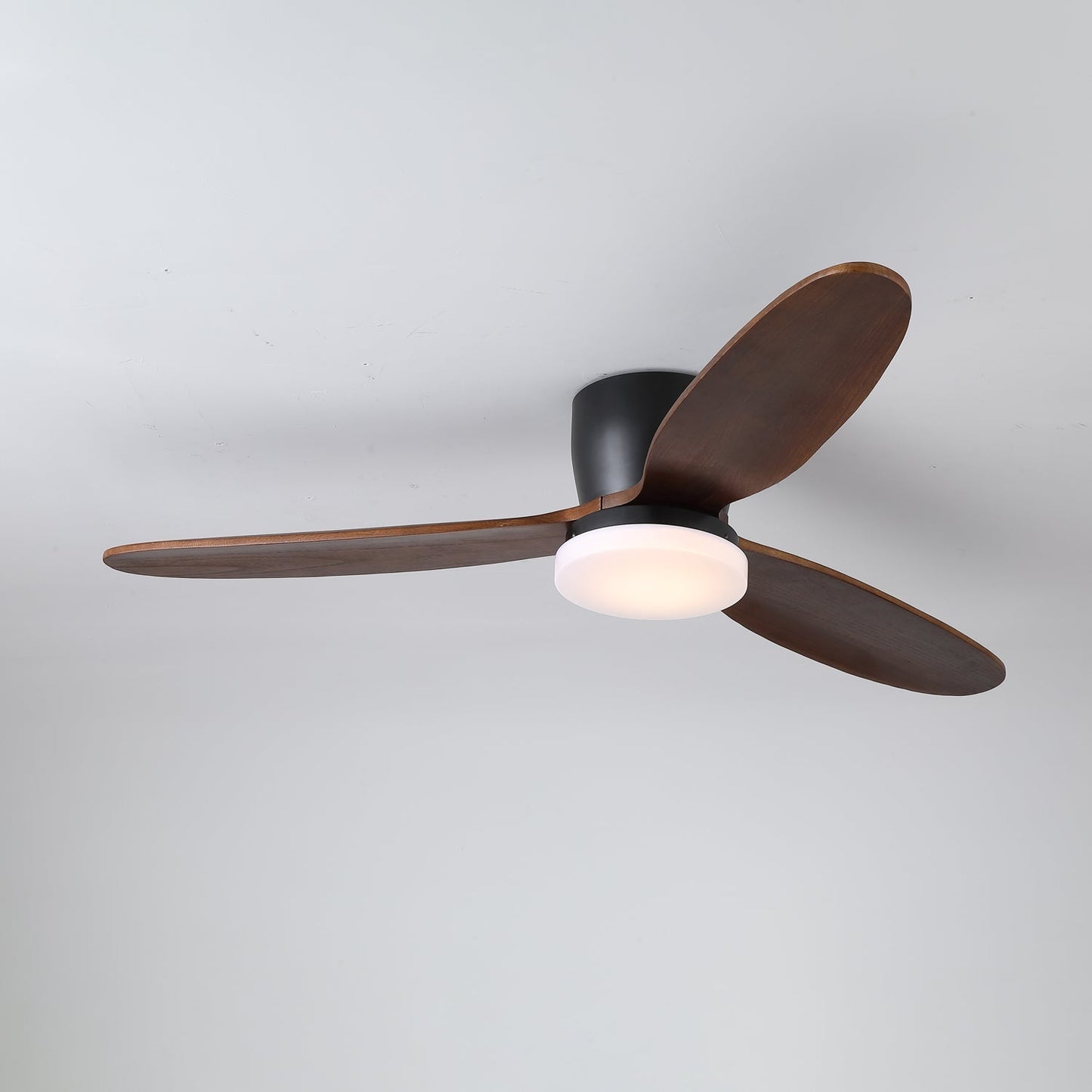 Plafondventilator met Verlichting Athyrs – 35W LED Ingebouwd – 6 Snelheden – Afstandsbediening – Stille Motor – Klassiek Design – Donker Hout – Voor Woonkamer Slaapkamer