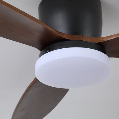 Plafondventilator met Verlichting Athyrs – 35W LED Ingebouwd – 6 Snelheden – Afstandsbediening – Stille Motor – Klassiek Design – Donker Hout – Voor Woonkamer Slaapkamer