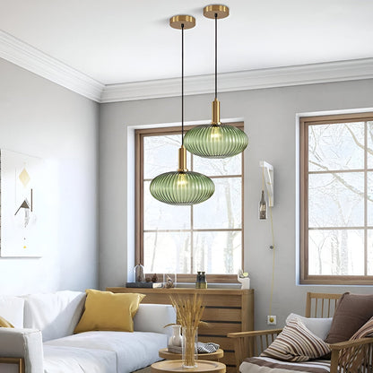 Hanglamp Gekleurd Glas Retro Nordisch E27 Wit Groen Roze Ø13 Ø30 Eetkamer