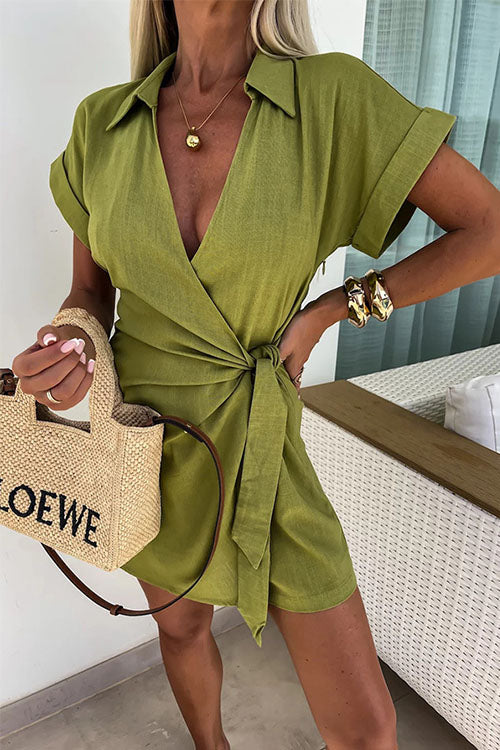 Dames Jumpsuit Linnen Katoen Trendy Pasvorm