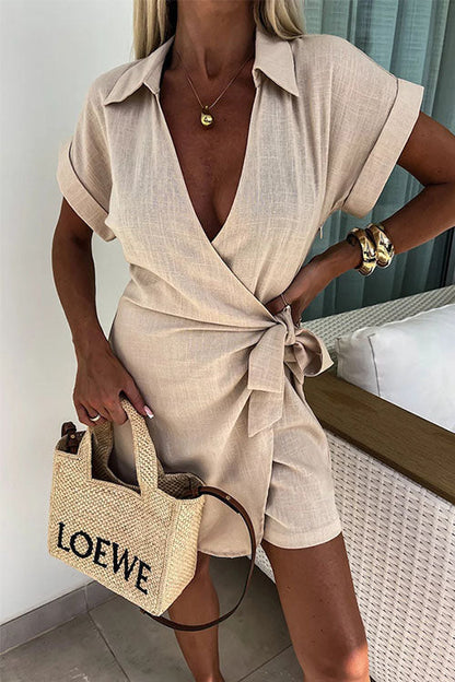 Dames Jumpsuit Linnen Katoen Trendy Pasvorm