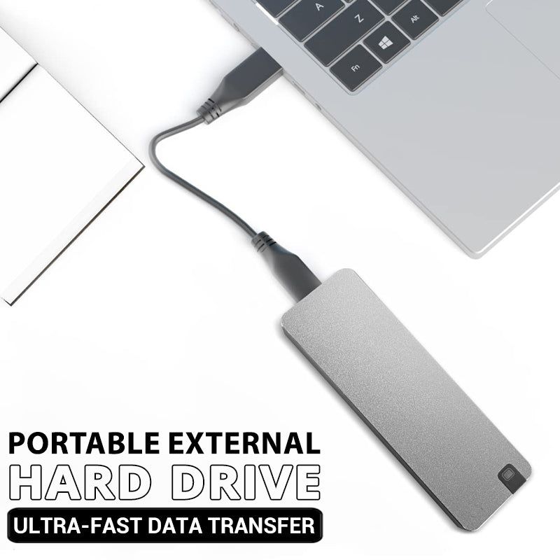 Externe SSD Schijf Draagbaar met Aluminium Behuizing Grijs Rood Blauw 1TB 2TB 4TB 8TB Snelle USB 3.2 Gegevensopslag Veilige Data Back-up Zakformaat Externe Harde Schijf Reisbestendig