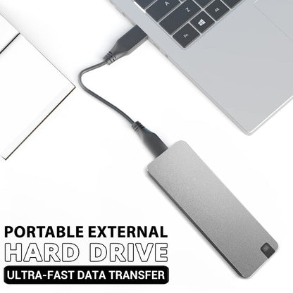 Externe SSD Schijf Draagbaar met Aluminium Behuizing Grijs Rood Blauw 1TB 2TB 4TB 8TB Snelle USB 3.2 Gegevensopslag Veilige Data Back-up Zakformaat Externe Harde Schijf Reisbestendig