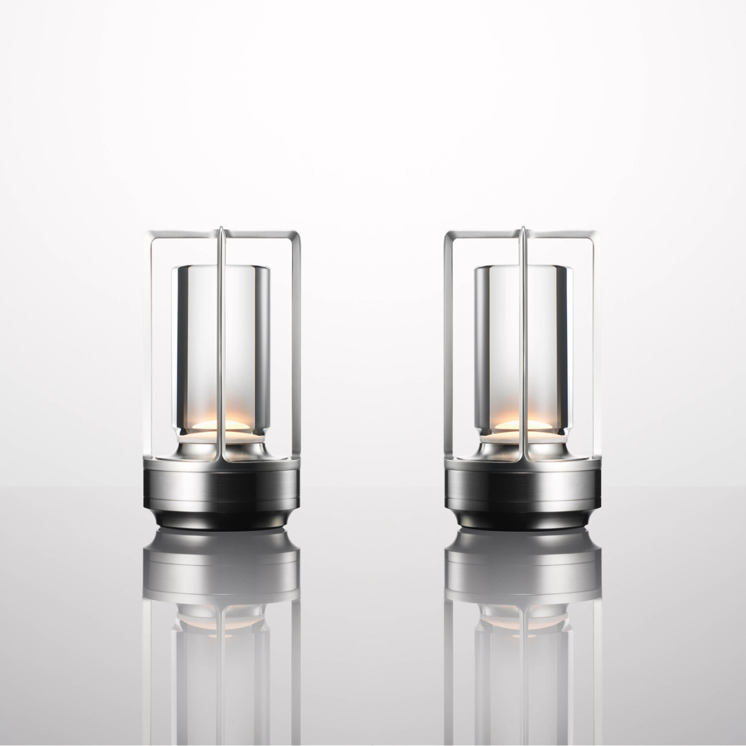 Oplaadbare Tafellamp met Touch-bediening en USB-poort - Scandinavische Stijl