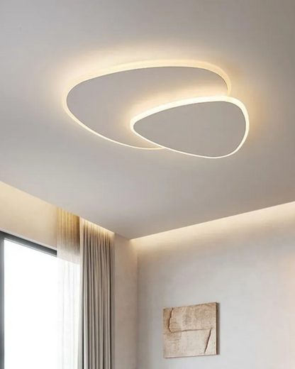 Plafondlamp Asymmetrisch Ontwerp LED Verlichting Warm Licht Modern Interieur Woonkamer Slaapkamer Eetkamer Minimalistische Designlamp