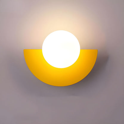 Wandlamp – Moderne Wandverlichting met Kleurrijke Kap – Scandinavisch Design – Woonkamer Slaapkamer Gang