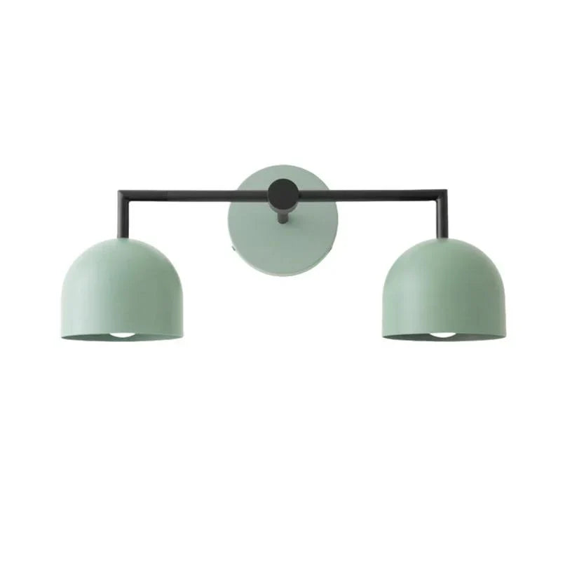 Koepelkapjes Wandlamp Modern Scandinavisch Metaal Zwart Messing 2-3 Lichtpunten Badkamer Hal Slaapkamer Sfeerverlichting