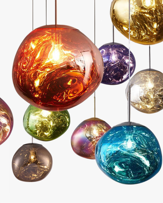 Hanglamp Melt Design Acryl LED Warm Wit Dimbaar Woonkamer Eetkamer Restaurant Slaapkamer