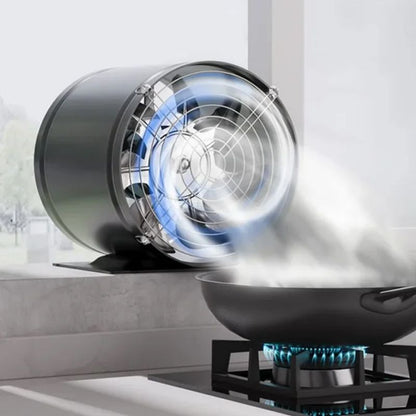 Afzuigventilator Keuken – Stille Wandventilator Rook & Geur Afvoer 4 inch 6 inch – Badkamer Toilet Ventilatie Systeem Afzuigkap Metalen Behuizing