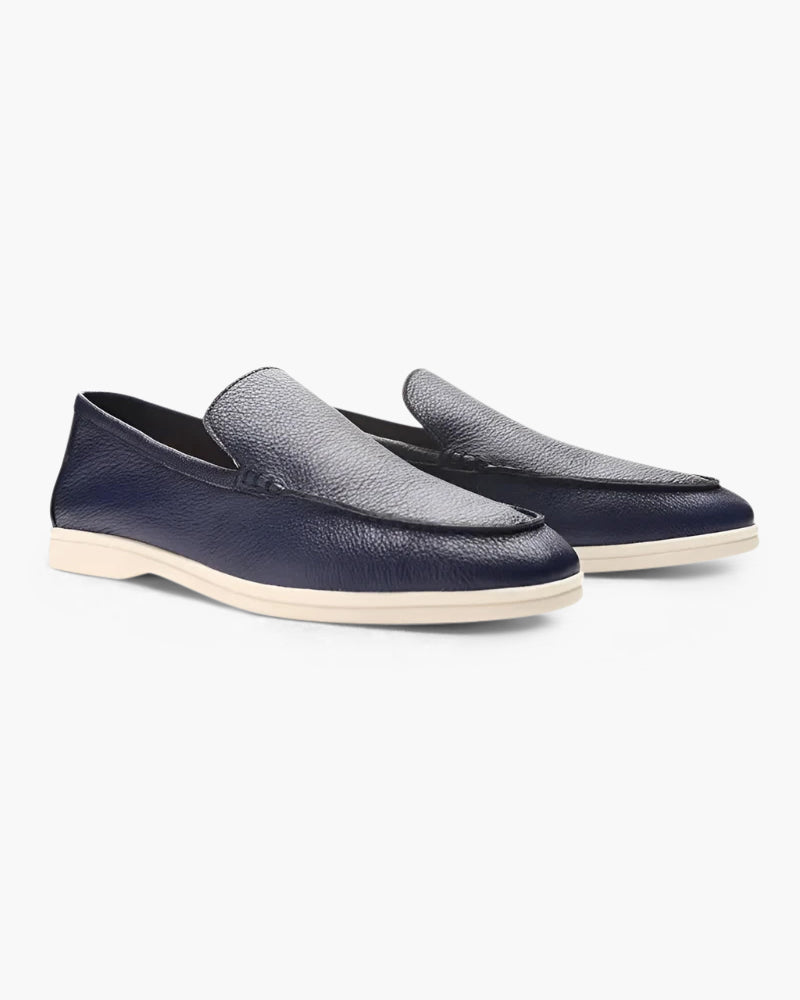 Heren Leder Loafers Koeienhuid Bruin Vintage Look - StudioMarella
