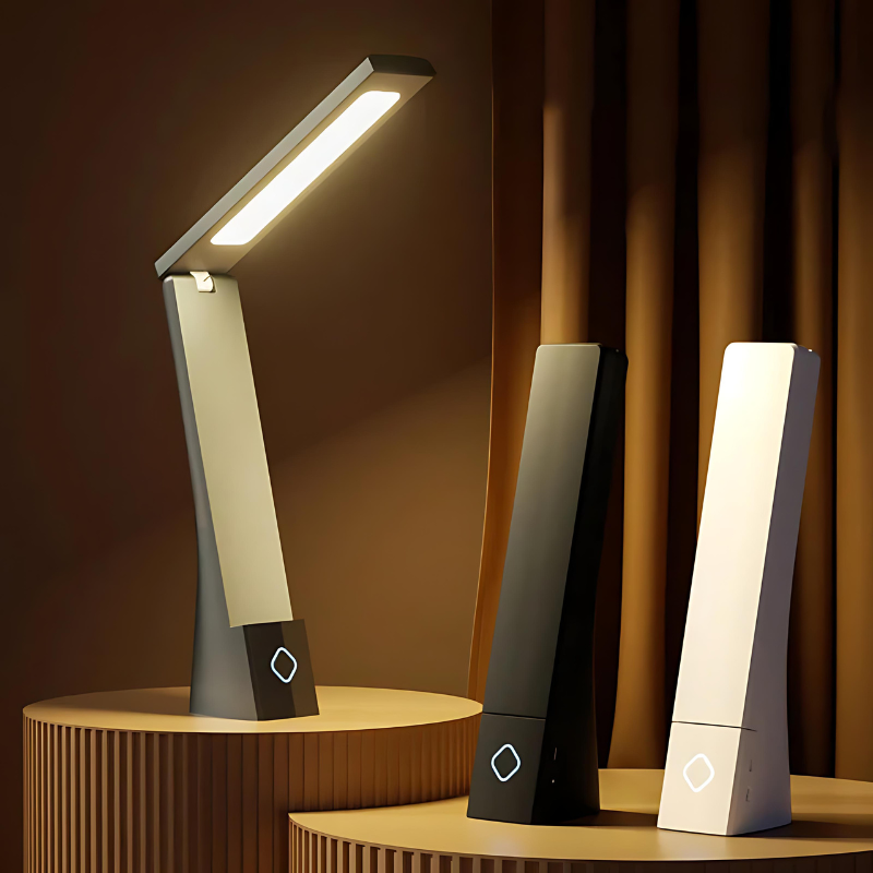 Tafellamp LED Opvouwbaar 35cm Aluminium Zwart Wit Dimbaar Bureau Slaapkamer Touch Lamp Modern Design Leeslamp