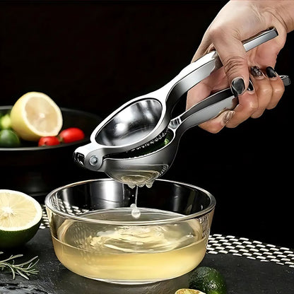 Citruspers RVS 22cm Zilver Handmatig Keuken Citroenpers Limoenpers Ergonomisch Sap Pers Tool Vaatwasmachinebestendig