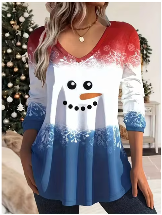 Kersttrui Lucia Top met Feestelijke Glitter