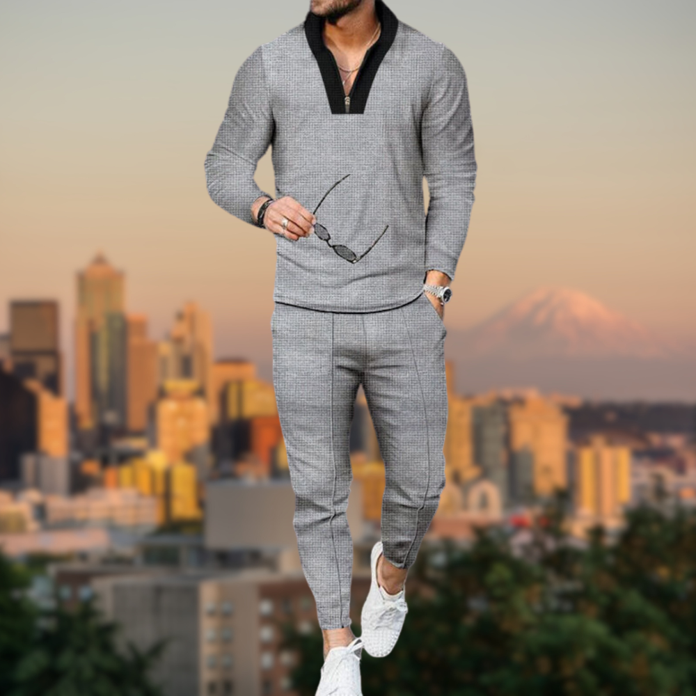 Mannen Kledingset Casual Stijl