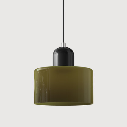 KORA Glazen Hanglamp | Bauhaus-Design Geometrisch Licht | Verstelbaar | E27 | Scandinavisch Interieur Verlichting